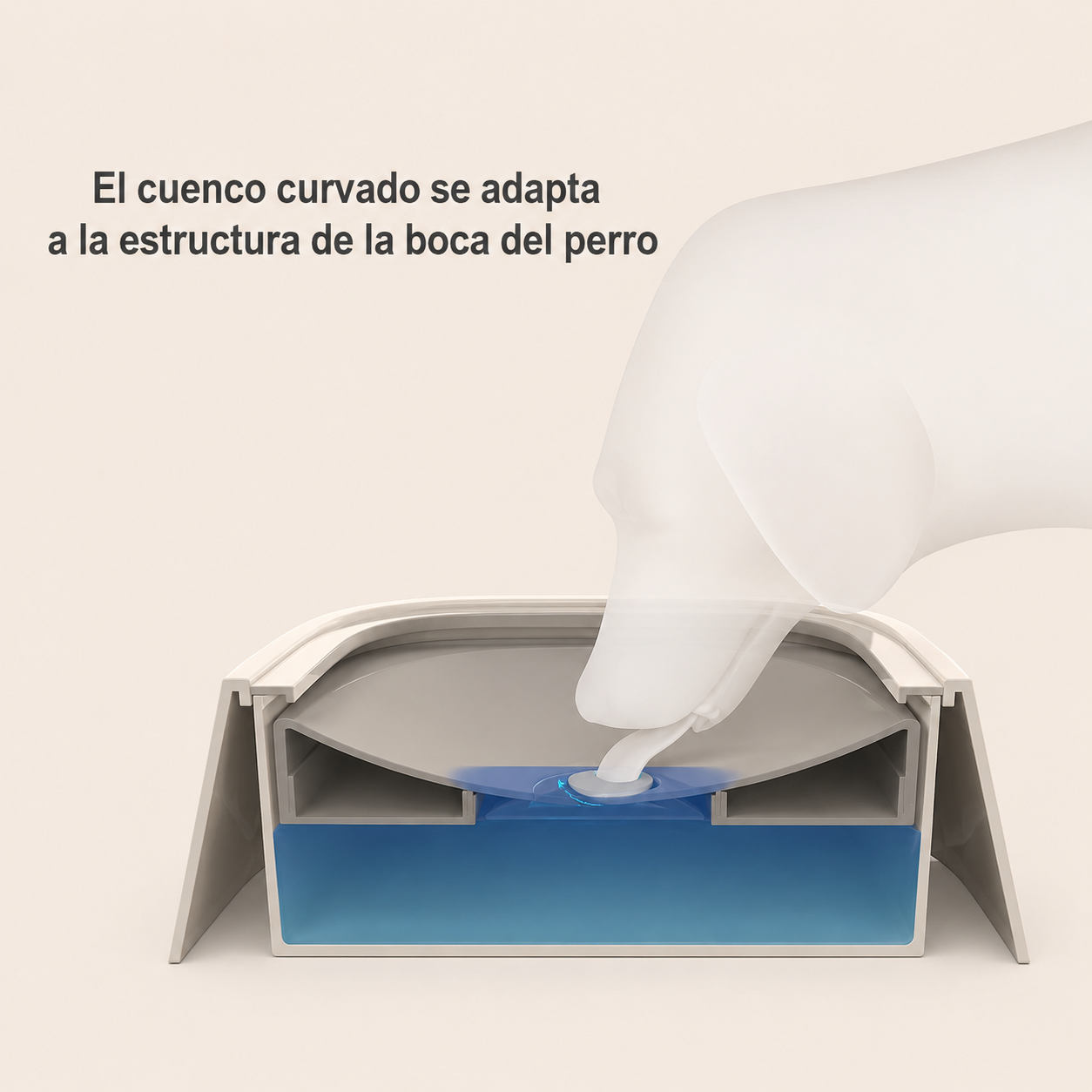 Bebedero para Perros Antisalpicaduras – Plato Flotante Regulador
