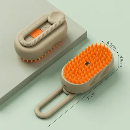 Cepillo de Vapor 3 en 1 para Mascotas, Recargable USB